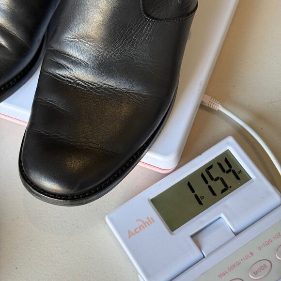 Derek Lam 10 Crosby Women Boots Leather Coleen Buckle Moto Grunge Biker Size 8.5 - Picture 12 of 12